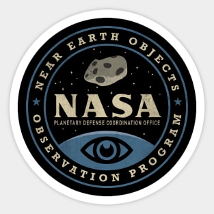 NASA Planetary Defense Seal by © Buck Tee Originals Sticker